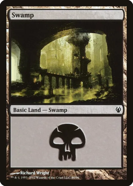 Swamp, Magic card DDJ 86 — Duel Decks: Izzet vs. Golgari set
