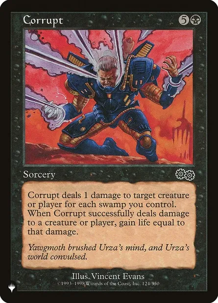 Corruption, carte Magic PLST USG-124 — extension The List