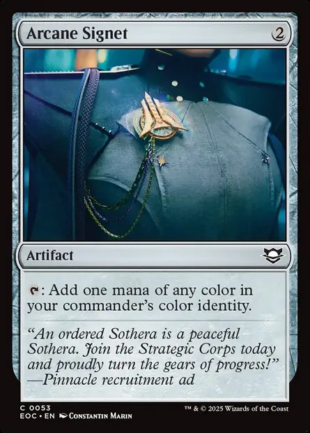 Arcane Signet, Magic card EOC 53 — Edge of Eternities Commander set