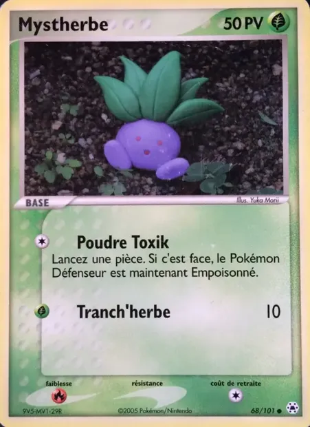 Mystherbe, carte Pokémon HL 68 — extension EX Légendes Oubliées