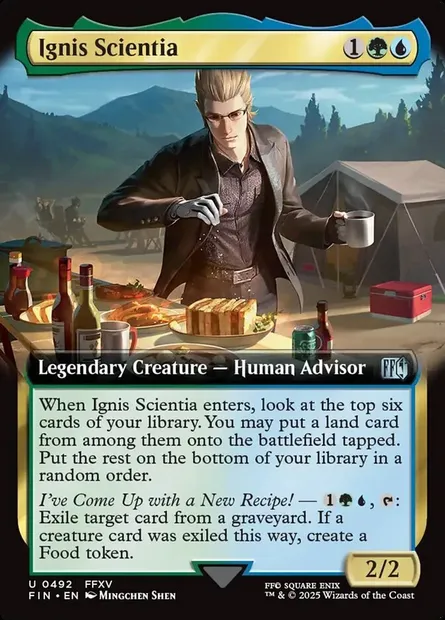 Ignis Scientia, Magic card FIN 492 — Final Fantasy set