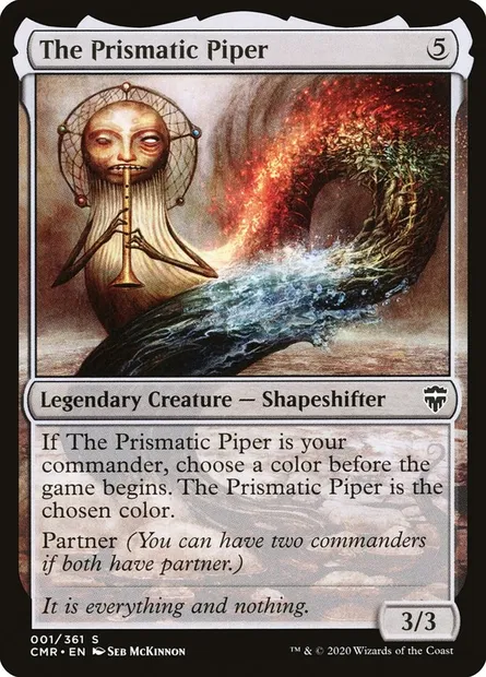 The Prismatic Piper, Magic card CMR 1 — Commander Legends set