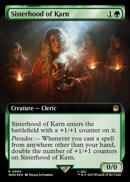 Sisterhood of Karn, Magic card WHO 990 — Doctor Who set