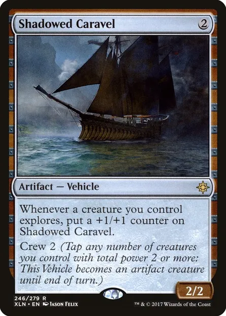 Shadowed Caravel, Magic card XLN 246 — Ixalan set
