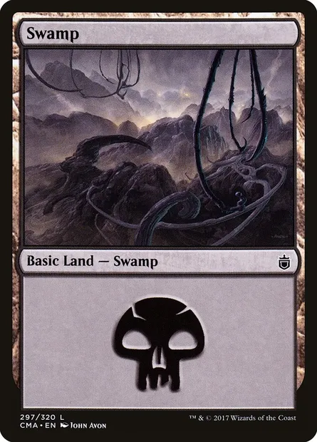 Marais, carte Magic CMA 297 — extension Commander Anthology