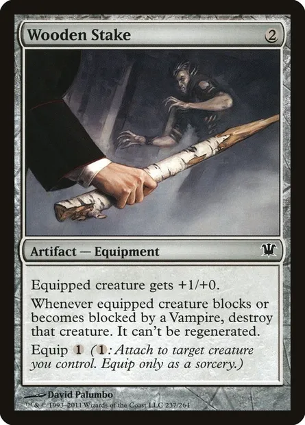 Wooden Stake, Magic card ISD 237 — Innistrad set