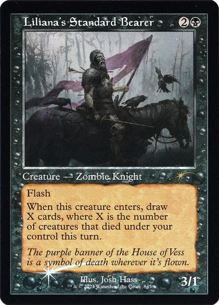 Liliana's Standard Bearer, Magic card SLD 845 — Secret Lair Drop set