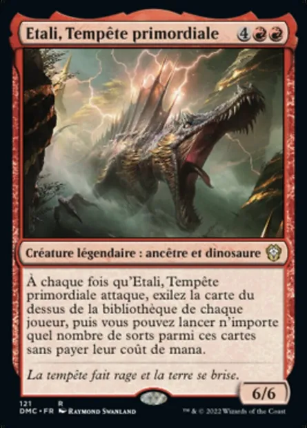 Etali, Tempête primordiale, carte Magic DMC 121 — extension Dominaria United Commander