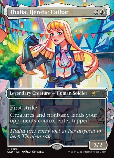 Thalia, Heretic Cathar, Magic card SLD 1428 — Secret Lair Drop set