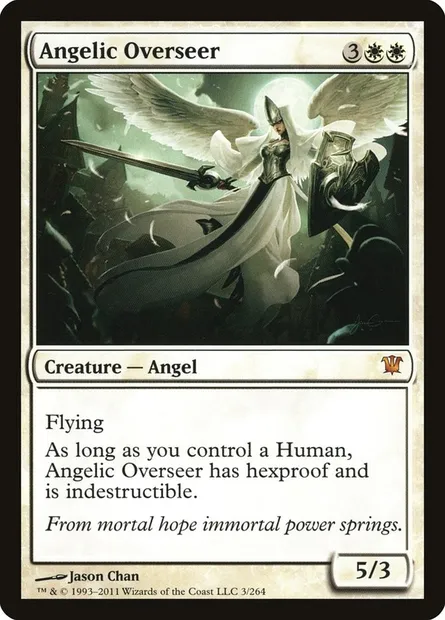 Angelic Overseer, Magic card ISD 3 — Innistrad set