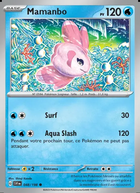 Mamanbo, carte Pokémon SVI 048 — extension Écarlate et Violet