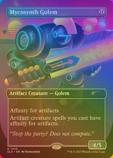 Mycosynth Golem, Magic card SLD 1433★ — Secret Lair Drop set