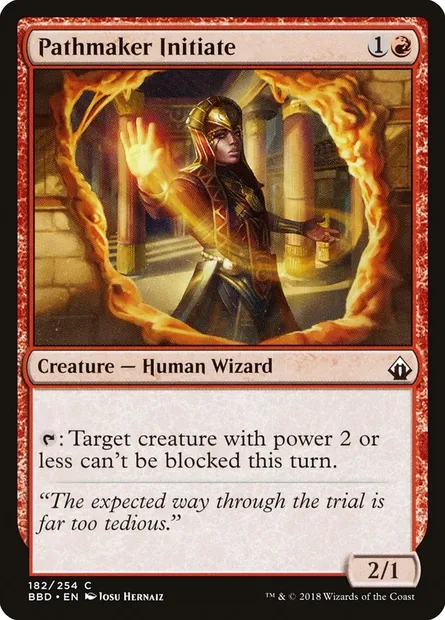 Pathmaker Initiate, Magic card BBD 182 — Battlebond set