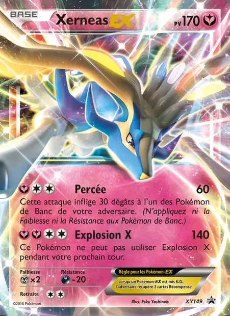 Xerneas EX, carte Pokémon XY 149 — extension Promo XY