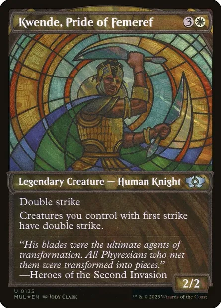 Kwende, Pride of Femeref, Magic card MUL 135 — Multiverse Legends set