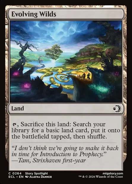 Evolving Wilds, Magic card ECL 264 — Lorwyn Eclipsed set