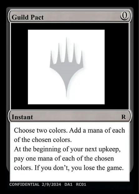 Guild Pact, carte Magic UNK RC01d — extension Unknown Event