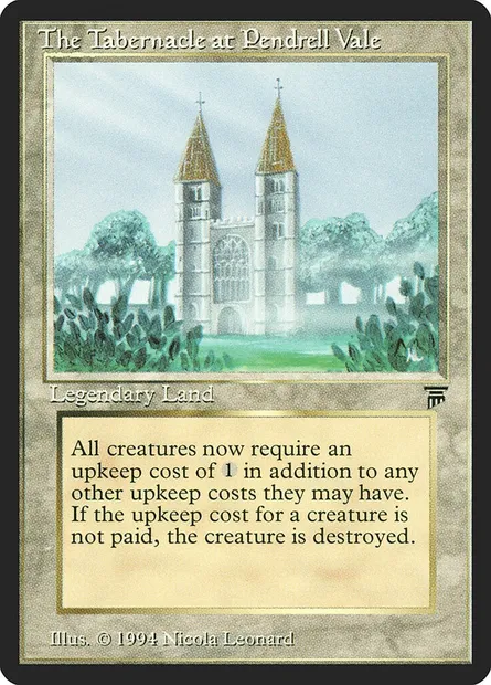 The Tabernacle at Pendrell Vale, carte Magic LEG 307 — extension Legends