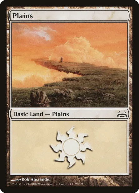 Plains, Magic card DDC 28 — Duel Decks: Divine vs. Demonic set