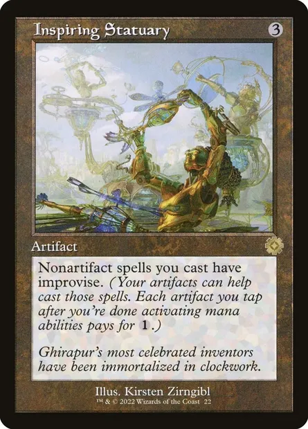 Inspiring Statuary, Magic card BRR 22 — The Brothers' War Retro Artifacts set