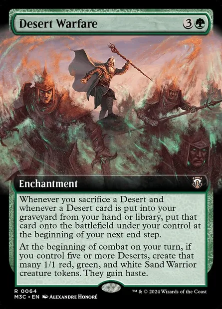 Desert Warfare, Magic card M3C 64 — Modern Horizons 3 Commander set