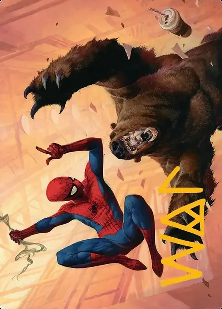 Wisecrack // Wisecrack, carte Magic ASPM 16 — extension Marvel's Spider-Man Art Series