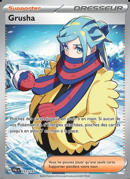 Grusha, carte Pokémon PAL 253 — extension Évolutions à Paldea
