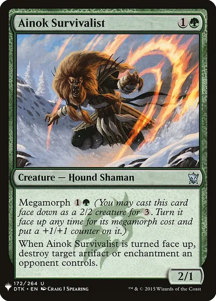 Ainok Survivalist, Magic card PLST DTK-172 — The List set