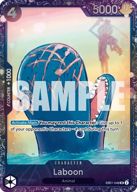 Laboon, One Piece card EB01-048 — MEMORIAL COLLECTION set