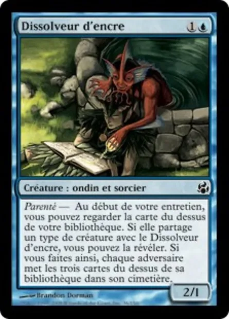 Dissolveur d'encre, carte Magic MOR 36 — extension Leveciel