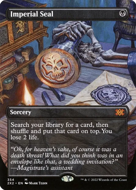 Imperial Seal, Magic card 2X2 354 — Double Masters 2022 set