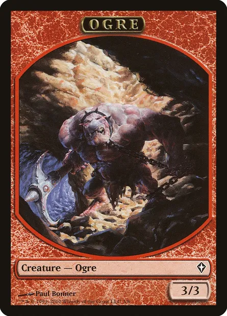 Ogre, Magic card TWWK 3 — Worldwake Tokens set