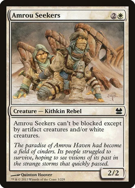 Chercheurs amrous, carte Magic MMA 3 — extension Modern Masters