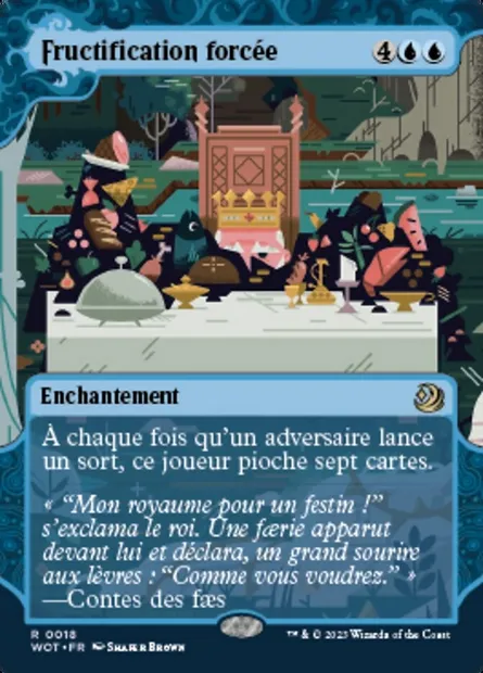 Fructification forcée, carte Magic WOT 18 — extension Wilds of Eldraine: Enchanting Tales