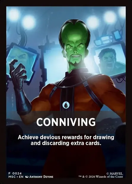 Conniving, Magic card FMSC 24 — Marvel Super Heroes Jumpstart Front Cards set