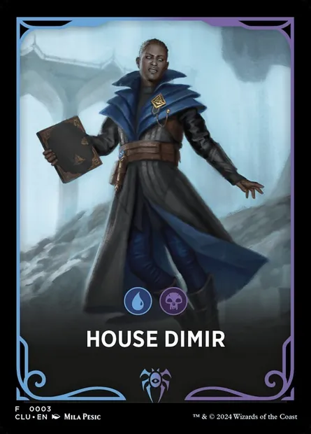 House Dimir, Magic card FCLU 3 — Ravnica: Clue Edition Front Cards set