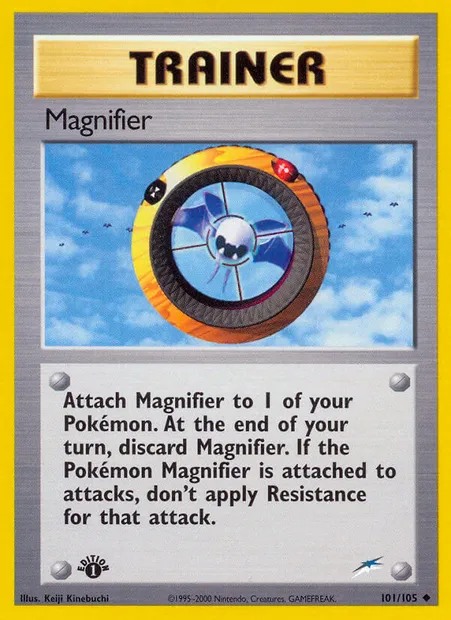 Magnifier, Pokémon card NDE 101 — Neo Destiny set