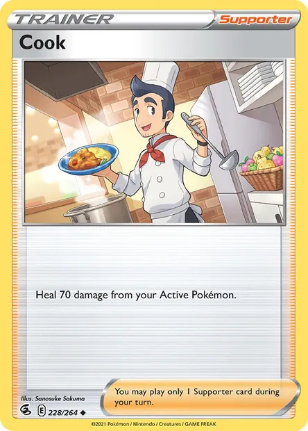 Cook, Pokémon card FST 228 — Fusion Strike set