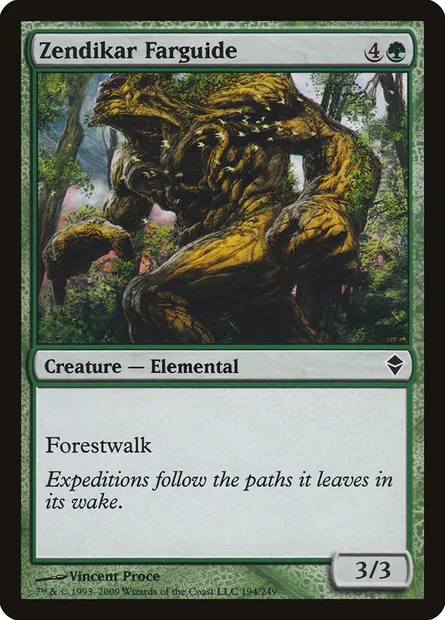 Zendikar Farguide, Magic card ZEN 194 — Zendikar set