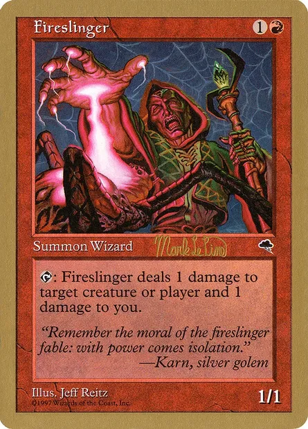 Pyrofrondeur, carte Magic WC99 mlp173 — extension World Championship Decks 1999