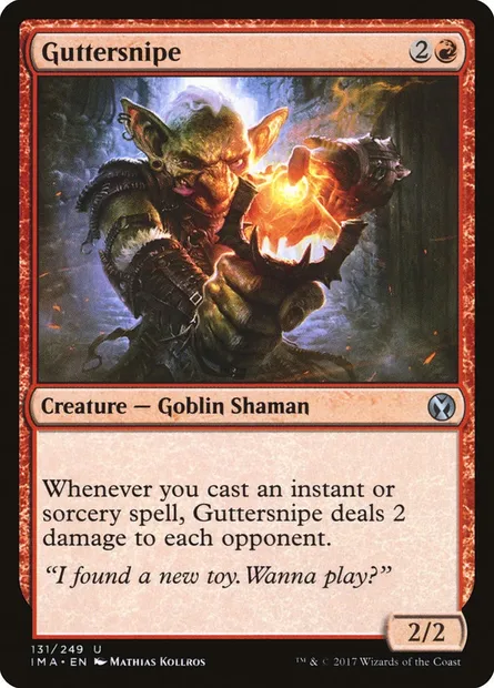 Guttersnipe, Magic card IMA 131 — Iconic Masters set