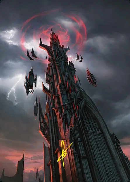Barad-dûr // Barad-dûr, carte Magic ALTR 54 — extension Tales of Middle-earth Art Series