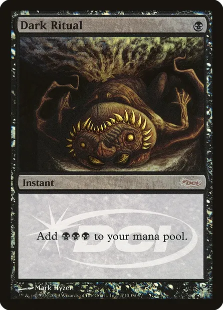 Messe noire, carte Magic G09 1 — extension Judge Gift Cards 2009