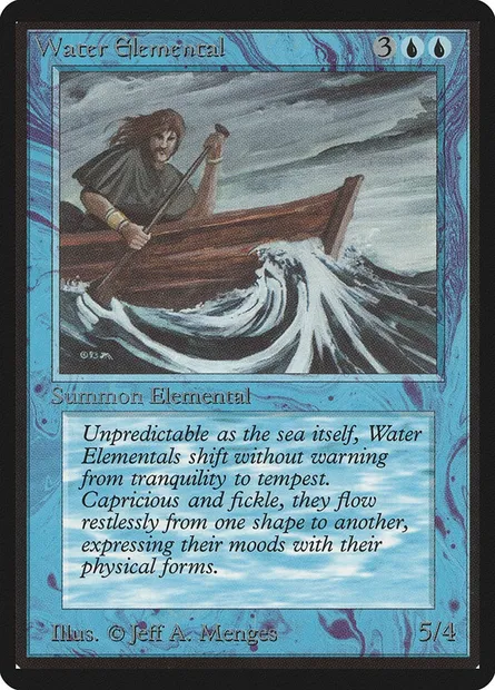 Water Elemental, Magic card LEB 92 — Limited Edition Beta set