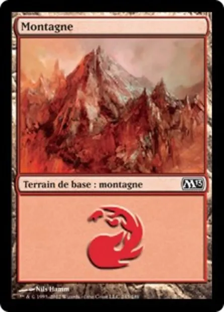 Montagne, carte Magic M13 243 — extension Magic 2013