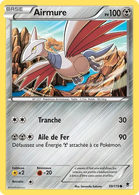 Airmure, carte Pokémon PHF 59 — extension Vigueur Spectrale