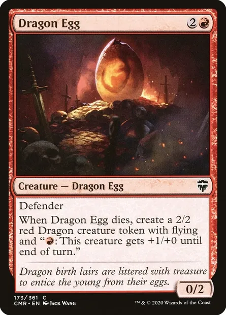 Dragon Egg, Magic card CMR 173 — Commander Legends set