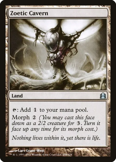 Zoetic Cavern, Magic card CMD 298 — Commander 2011 set