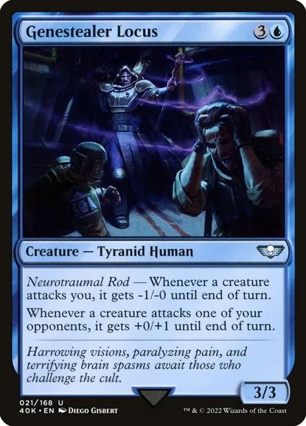 Genestealer Locus, Magic card 40K 21 — Warhammer 40,000 Commander set