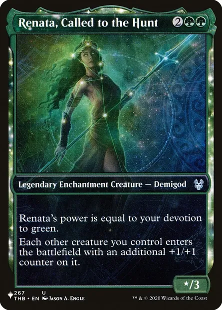 Rénata, appelée à la chasse, carte Magic PLST THB-267 — extension The List